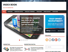 Tablet Screenshot of indexbook.es
